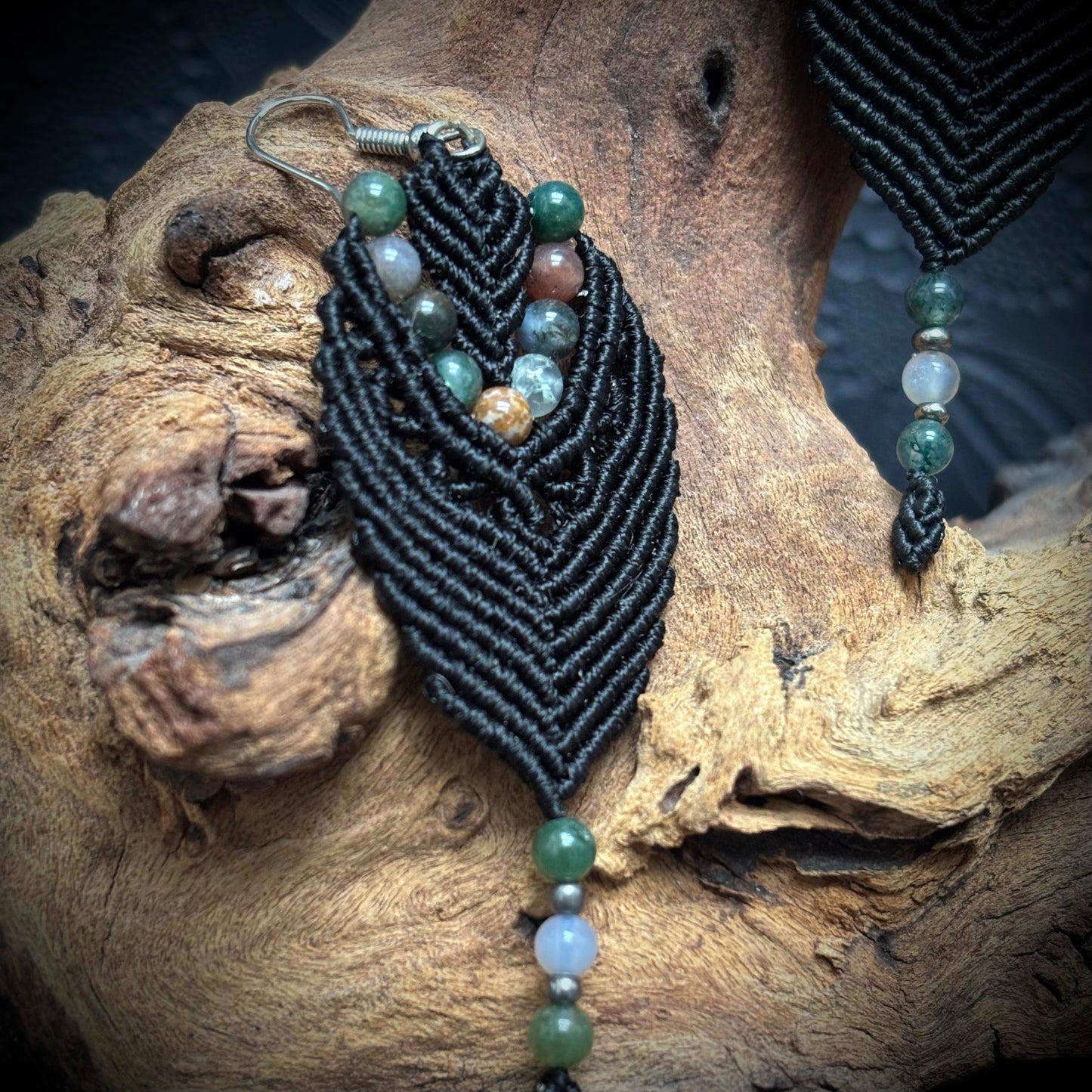 Macrame Earrings "Mediana"