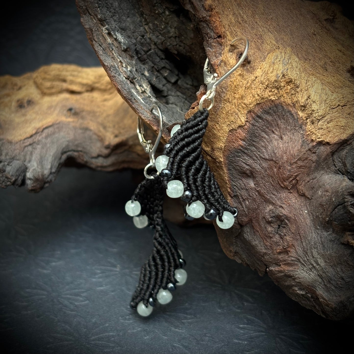 Macrame Earrings "Helix"