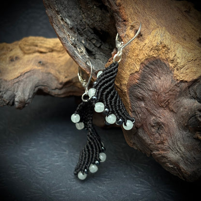 Macrame Earrings "Helix"