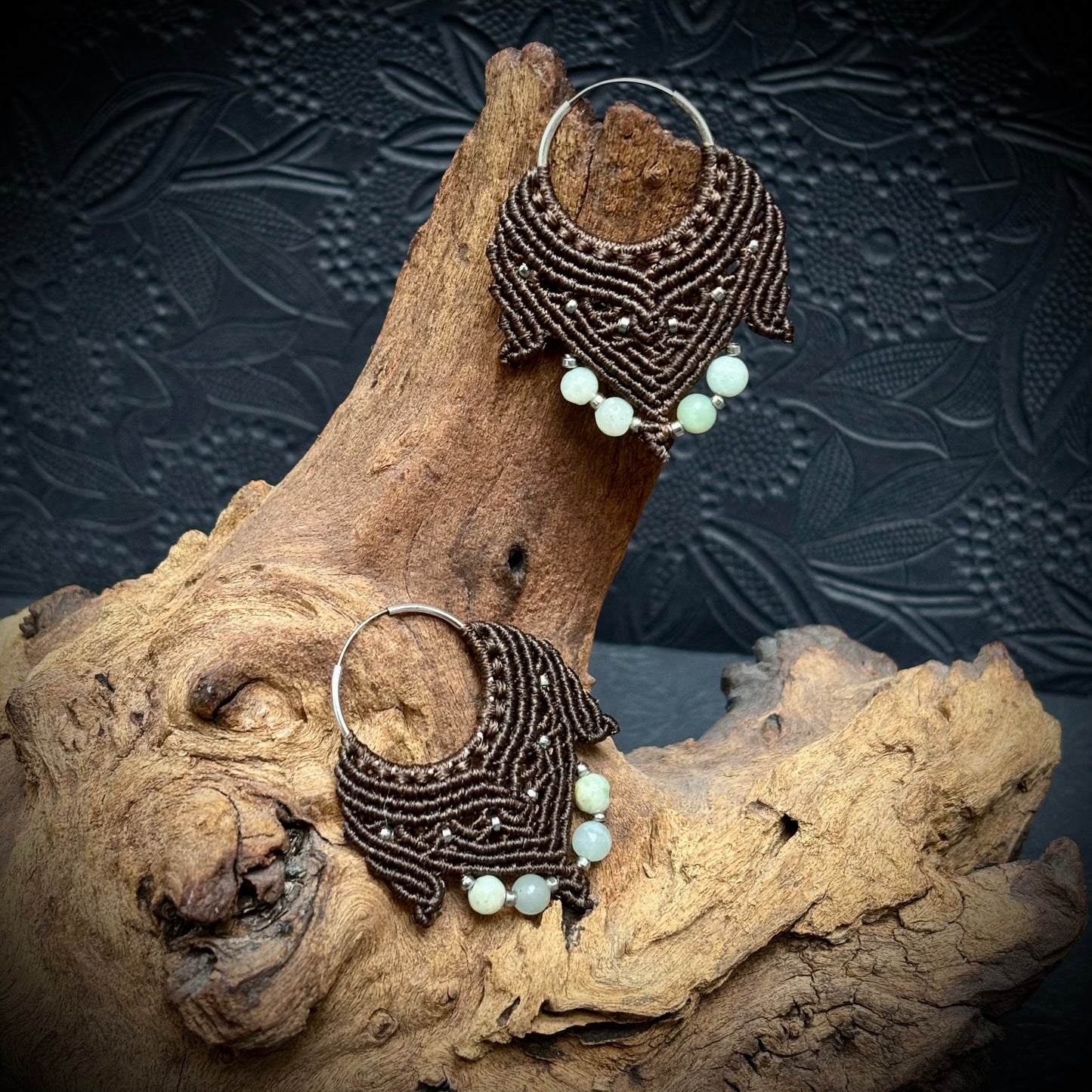 Macrame Earrings "Sankalpa"