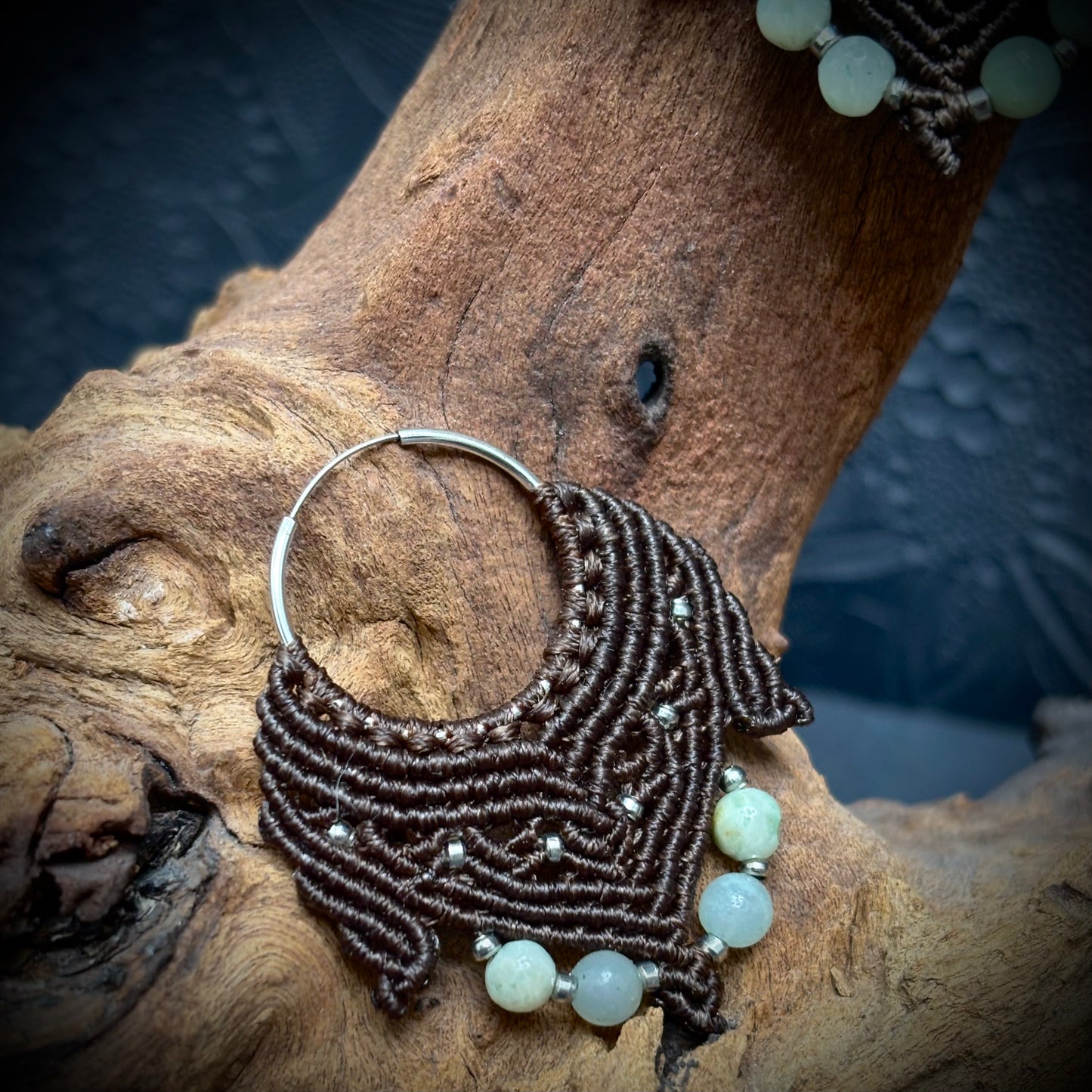 Macrame Earrings "Sankalpa"
