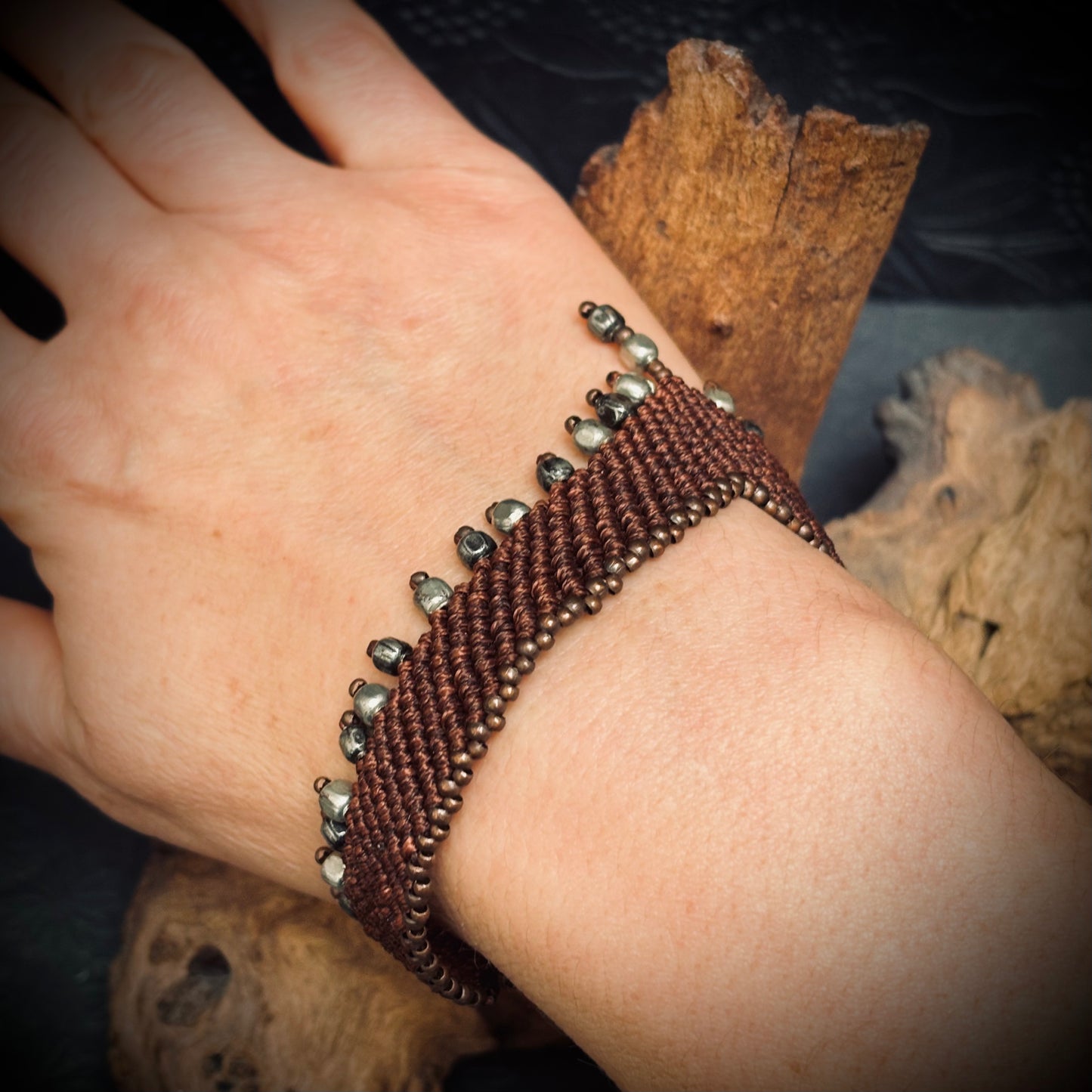 Makramee Armband „Sri“