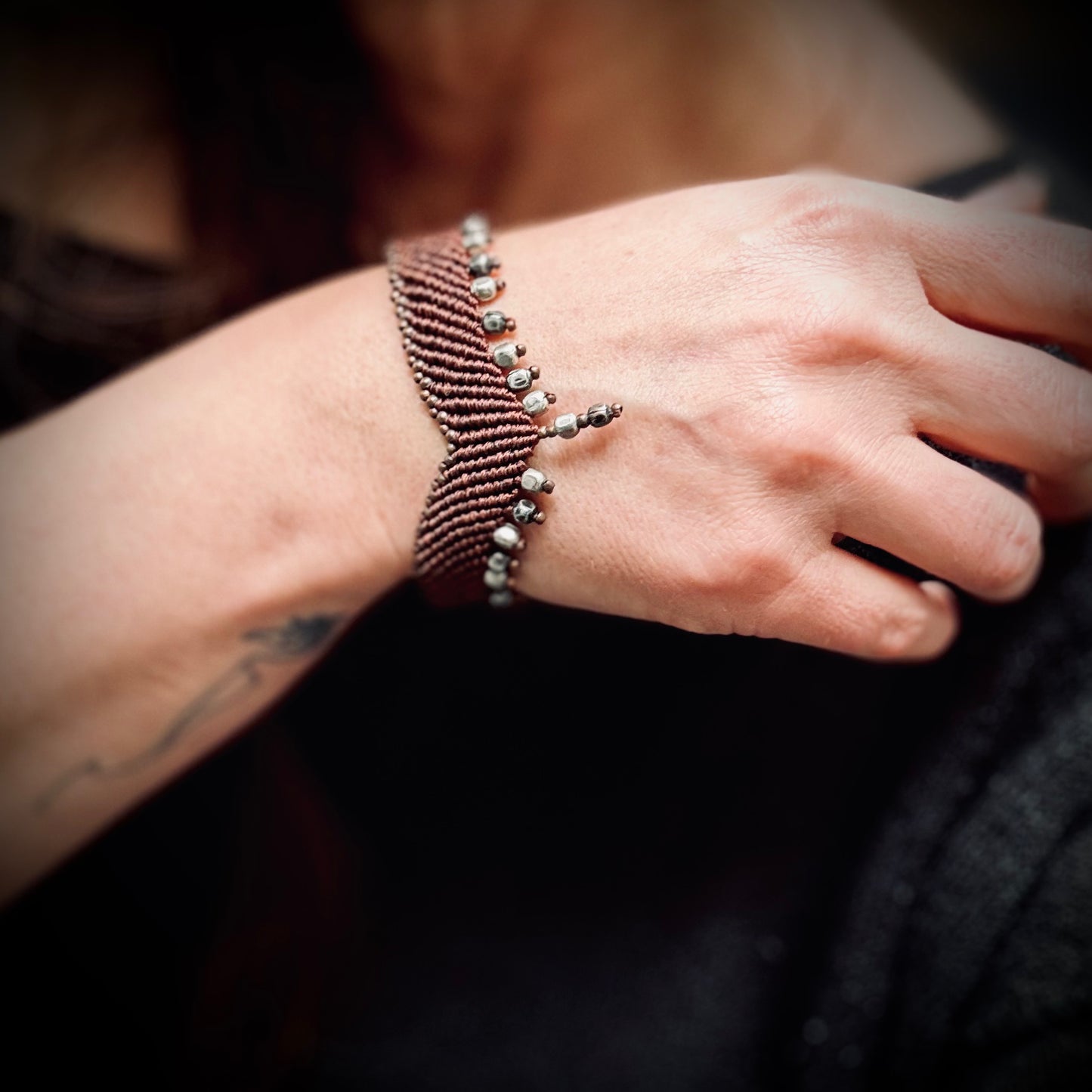 Makramee Armband „Sri“