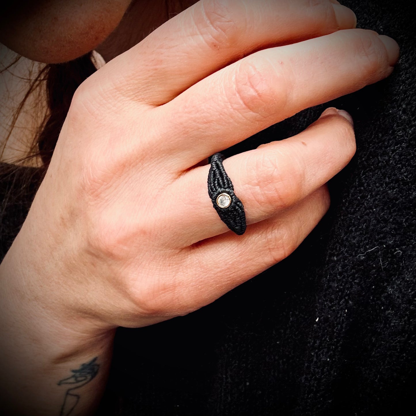 Macramé Ring "Sorella"