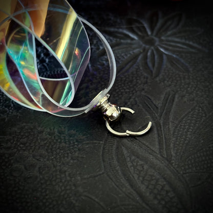 UV Active Neon Disco Earrings "Own the Lights" for Tunnels