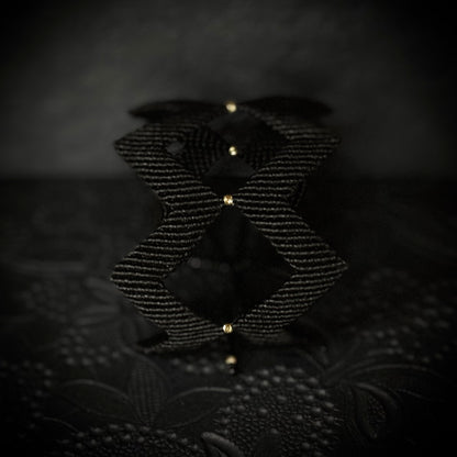 Macrame Bracelet "Frequency - I" 585 Gold