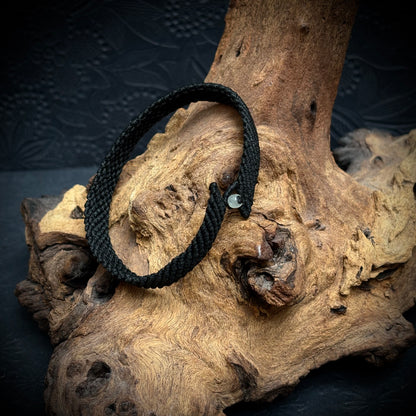 Makramee Armband "Lumen" Glow in the dark